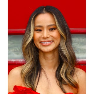 Jamie Chung with a long haircut and elongated waves