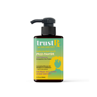Trust Rx No Bad Hair Days Frizz Fighter on white background